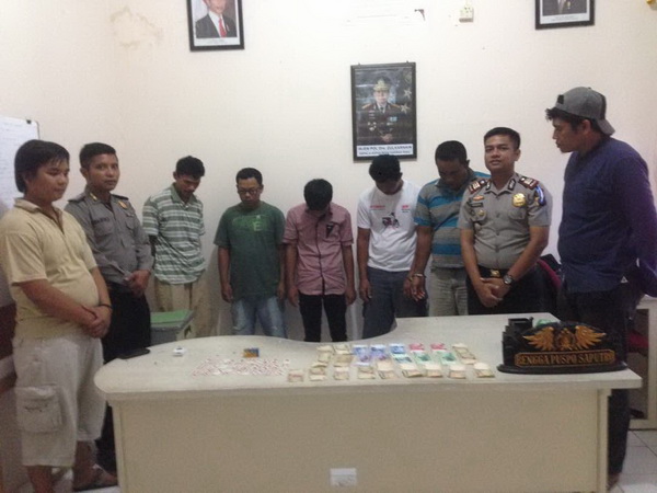 Resahkan Warga, 5 Pelaku Judi Qiu-qiu Diamankan Polsek Taphil